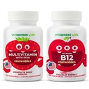 Copii Multivitamine Masticabile + Vitamina B12 Masticabile Bundle