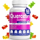 Querbetin Gummies by BioVitalica - Querbetin with Bromelain Vitamina C and Zinc & Elderberry + Vitamina D3-5 in 1 Immune Support - Zinc Querbetin 750 mg for Kids and Adulți (1)