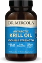 Dr. Mercola Antarctic Krill Oil Dublu Putere - 2000 mg - Omega-3 Supliment cu EPA & DHA - Suporturi Creier, Inima, Joint & Immune Health - GMO-Free & Gluten-Free - 90 capsule (30 Servings)