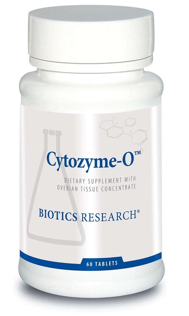 Biotice de cercetare Citozyme O tesut ovarian bovin brut, sustine sanatatea feminina, SOD, Catalase, Activitatea antioxidant potent, 60 comprimate