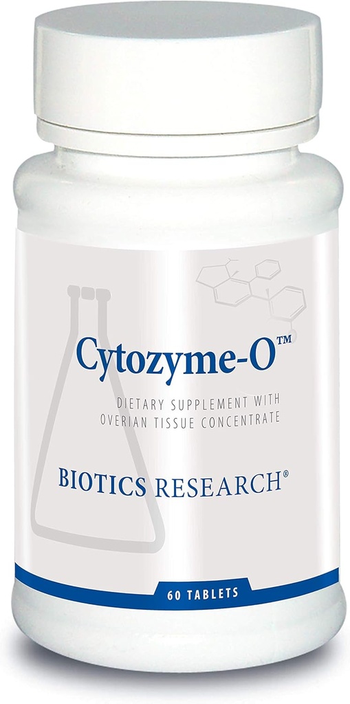 Biotice de cercetare Citozyme O tesut ovarian bovin brut, sustine sanatatea feminina, SOD, Catalase, Activitatea antioxidant potent, 60 comprimate