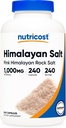 Nutricost Capsule de sare roz Himalayan 1000mg, 390mg sodiu, 240 capsule - non-GMO, gluten gratuit