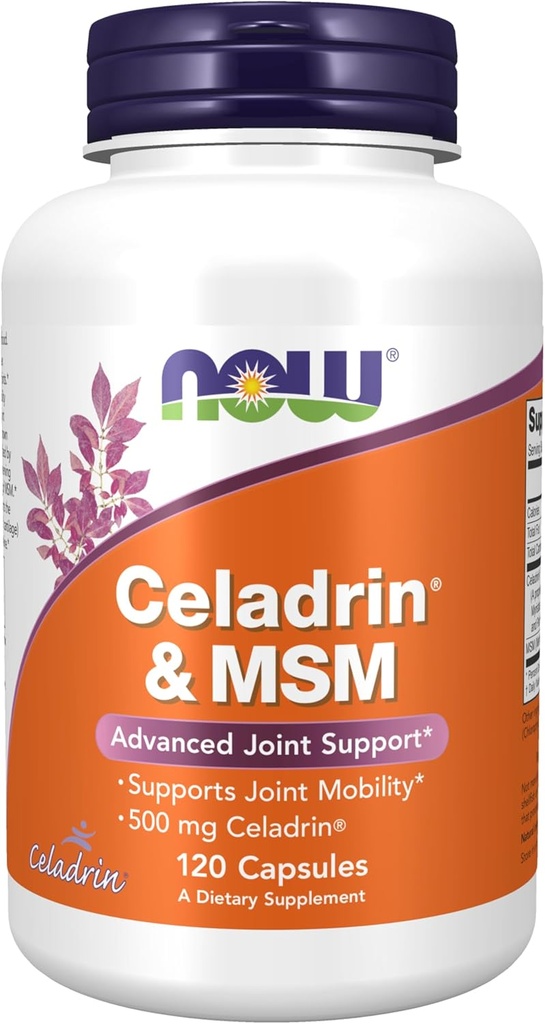 Acum alimente Suplimente, Celadrin® & MSM, 500 mg Celadrin®, Advanced Joint Support*, 120 Capsule