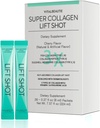 VITALBEAUTIE lichid Collgen pentru femei, Supercollagen Lift Shot - Premium Multi Colagens Peptides Tip I, II, III, V, X 1500mg cu Hyaluronic, Vitamina C, tert Party Certified, High Absorbtion