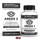 AREDS 2 SoftGels, 500 mg Vitamin C, 400 IU Vitamin E, 10 mg Lutein, 2 mg Zeaxanthin, 80 mg Zinc, 2 mg Copper - Supports Eye Health - Easy to Swallow 120 Mini SoftGels (Two Month Supply)