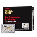 NCG Mega Men Performanță și Vitality Vitapak Program, Convenient complet nutriție, 5 Produse în 1 pachet, Circulație, fluxul de sânge, Sănătatea prostată, funcția sexuală, Horny Goat buruieni, 30 Packs