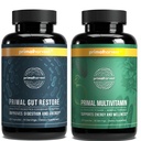 Primal Harvest Gut Restaurare & Multivitamine Suplimente pentru femei și bărbați Multi Vitamine Capsule și Colon Cleanse Pastile Bundle