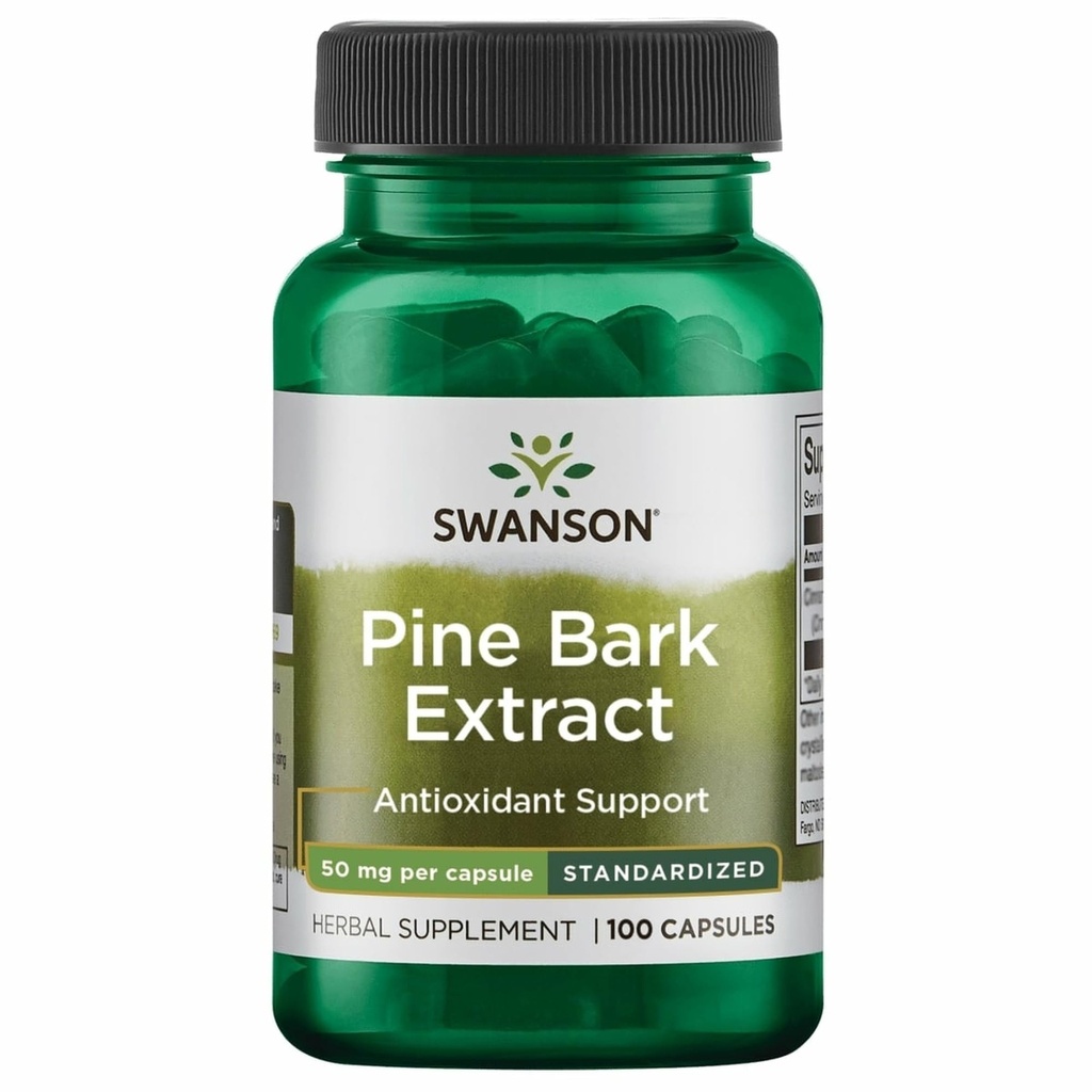 Swanson Pine Bark Extract 50 Milligrame 100 capsule