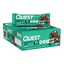 Quest Nutritie menta batoane de ciocolată, 20g proteine, 1g zahăr, 4g net carbohidrat, gluten gratuit, Keto prietenos, 12 conte