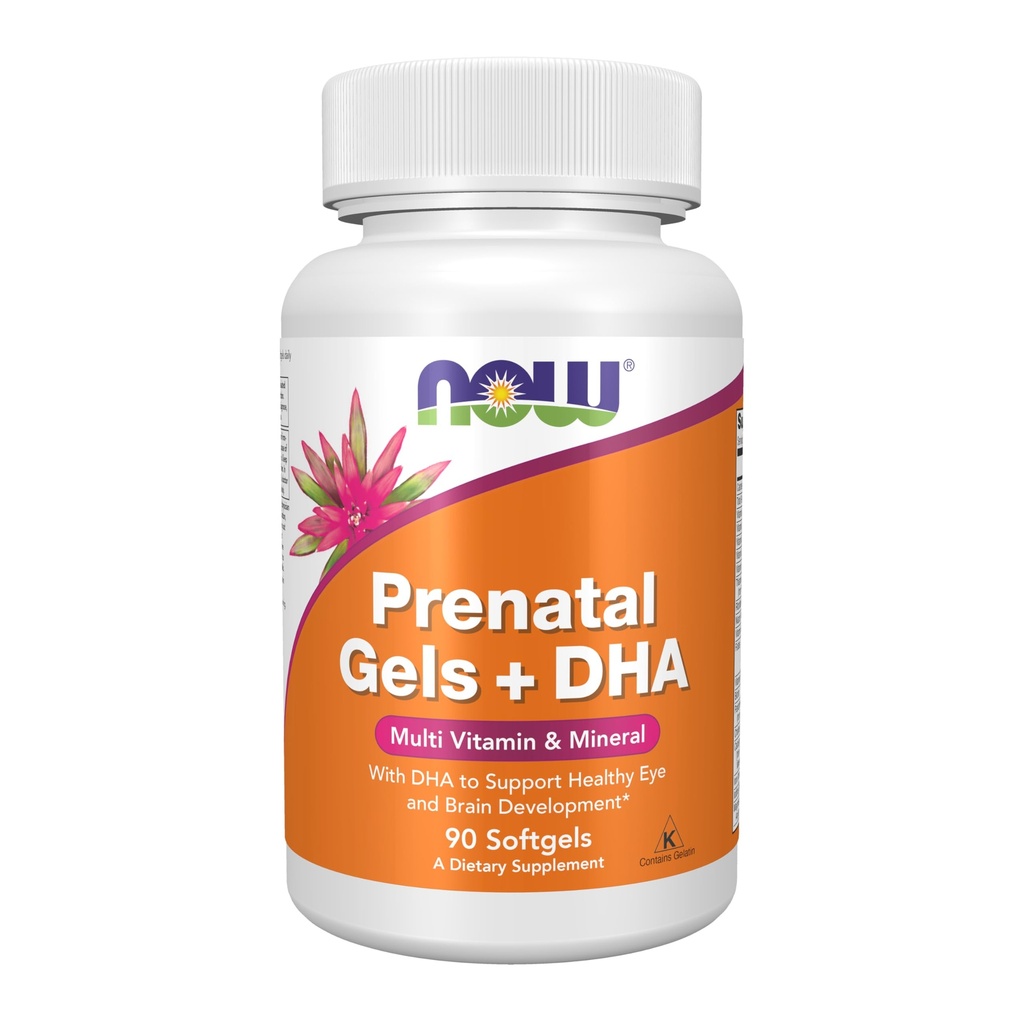 Acum Suplimente, Geluri prenatale + DHA cu 250 mg DHA per servire, plus Ulei de Borage (GLA), 90 Softgels