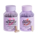 Lemme Debloat and Smooth Bundle - Prebiotic, Probiotic & Digestive Enzime Capsule pentru Blooting & Gas Relief, Reduce Celulita, Plump Skin, Smooth Celulita