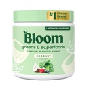 Bloom Nutriție Superfood Greens Pulbere, Enzime digestive cu Probiotice și Prebiotice, Sanatate Gut, Ajutor Blooting pentru femei, Chlorella, Green Juice Mix cu Root Powder, 30 SVG, Nucă de cocos