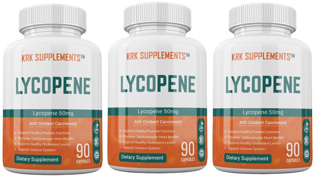 3 Flacoane Licopen 50 mg 270 Capsule totale