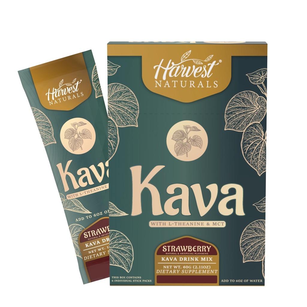 Extract Kava cu L-Theanine & MCT Drink Mix 