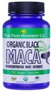 ALIMENT CO. Black Maca 500mg 60 capsule - Organic, Non-GMO, Vegan, gluten gratuit- negru Maca Root Supliment pentru wellness corp întreg