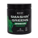 Suplimente MASF Smashin' Greens Superfood Organic Blend - 15 Servings - Boost Energy, Immune Support, Digestive Health with Organic Wheat Grass, Spirulina, Chlorella - NSF Certified