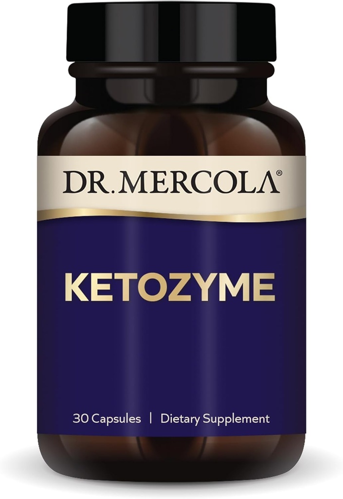 Dr. Mercola Ketozyme, 30 capsule, Non-GMO, Gluten Free, Soy Free