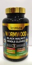 Capsule de lemn de vierme Supliment pentru bărbați și femei, 10in1 Formula cu nuc negru, Cuișoare întregi, Turmeric, Cayenne Pepper & More - Digestive, Suport imunitar - Nutrient bogat - 150 capsule