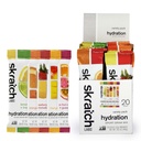 Pachete de hidratare Skratch Labs - Hydration Drink Mix, Pachet de varietăţi (20 Pachete de servire unică) - Pulbere electrolitică dezvoltată pentru sportivi şi performanţă sportivă, Gluten gratuit, Vegan, Kosher