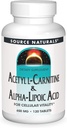 Naturals Sursa Acetil L-Carnitina & Acid alfa-Lipoic 650mg- 120 comprimate