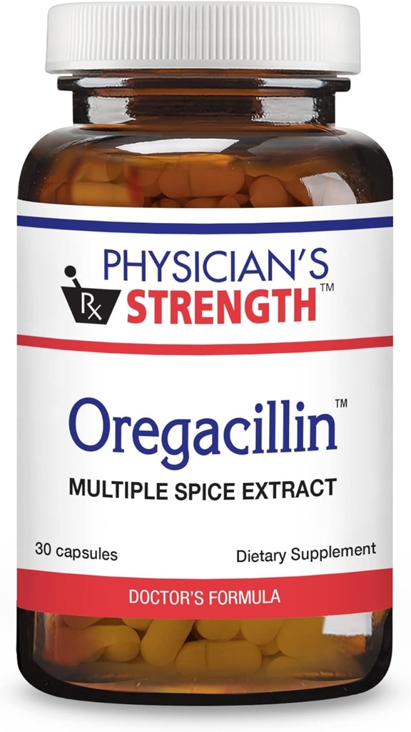 Oregacilină - 30 capsule - Extract de condimente multiple - Suport pentru sanatate respiratorie - 30 Serviri