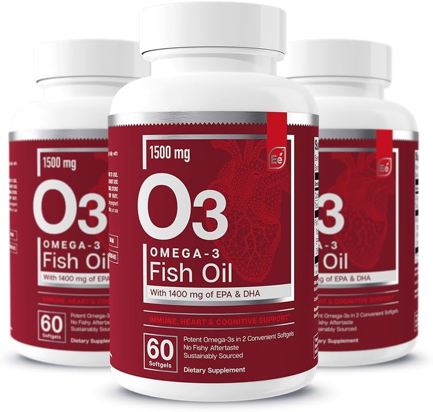 Elemente esențiale Omega-3 Suplimentul ulei de pește cu EPA & DHA 
