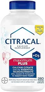 Citate de calciu + D3, 280 caplete