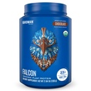 BIRDMAN Falcon Vegan Proteina pulbere organică, Stevia & Sugar Gratuit, Proteina pe bază de plante, Low Carb, Dairy Free, Keto, Non Whey Proteina, Probiotic, Pea Pulsula - 37 Serviri - 2.64lb