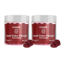 Droppels Apple Cidru Otet Gumries 1000 mg cu rădăcină de sfeclă & rodie 