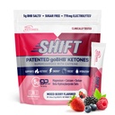 Cetone Real BHB Cetone Exogene Drink Mix Pachete Keto Electroliți Pachete pulbere fără zahăr cu 4 Electroliți de postare principale Plus Hidratare Keto BHB brevetat - 30 Conte mixt Berry Cofeina