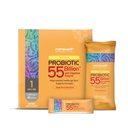 NANOWELL 12 Tulpini Probiotice 55 Miliarde CFU cu pulbere de enzime digestive - Suport imun, Sanatate Gut, Probiotice, Prebiotice & Postbiotice - 60 Sticks, 60 de zile de aprovizionare