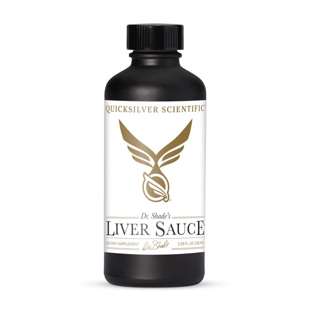 Quicksilver sos de ficat științific - Liposomal Ficat dezintoxicare cu DIM, Querbetin, Acid lipoic, Mulgemită de lapte și Supliment rădăcină de Dandelion - Suportă Bile & Toxină Momentum (100 ml / 3.38 oz)