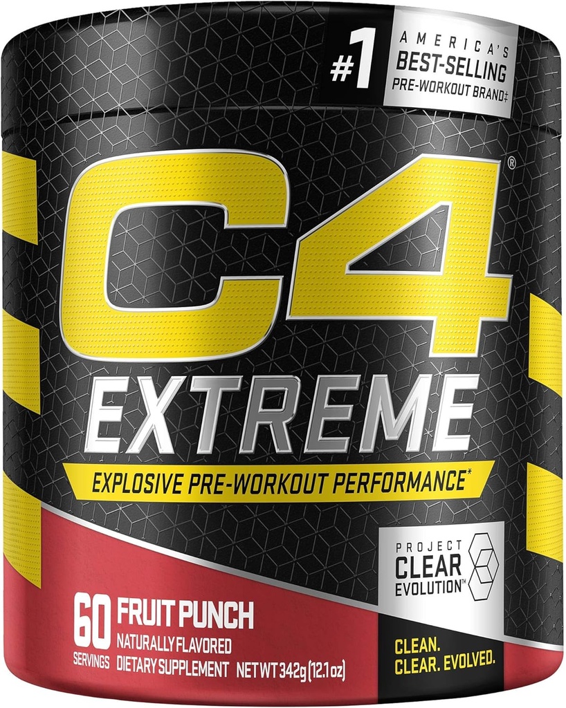 C4 Extreme Pre Antrenament Praf de fructe Punch 