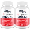 Suport imun lipozomal pentru adulți, Complex cu L-Lysine 1500 mg, Vitamine, Minerale și extracte vegetale, Amestec zilnic de wellness pentru bărbați și femei - 240 capsule