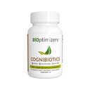 BIOptimizori Cognibiotice Suplimentul cerebral probiotic - Ajuta la sustinerea dispozitiei, o mai buna concentrare, memorie, Claritate mentala - 30 Capsule