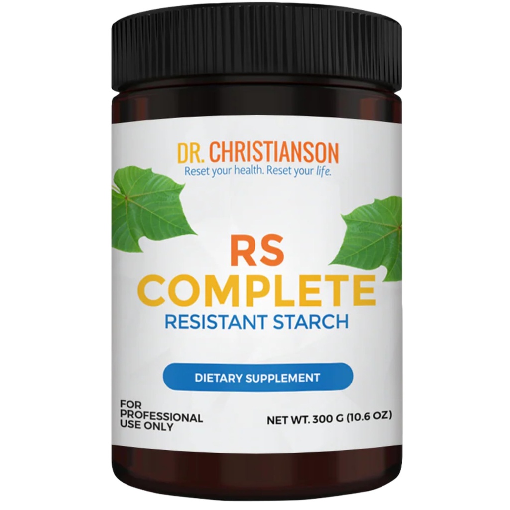 Dr. Christianson RS Complete - Pulbere de amidon rezistentă cu făină verde de banane organice - non-GMO + supliment de pulbere de fibre lactate-gratuite - Dieta de resetare metabolice (30 Servings / 300g)