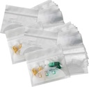Pill Pouch Bags - (Pachet de 400) 3" x 2.75" - BPA-Free, Poly Bag Zipper Pills Baggies de unică folosință, Daily AM PM Pastile de stocare pentru medicamente de călătorie Organizator, Cel mai bun reutilizabil cu etichete Write-on