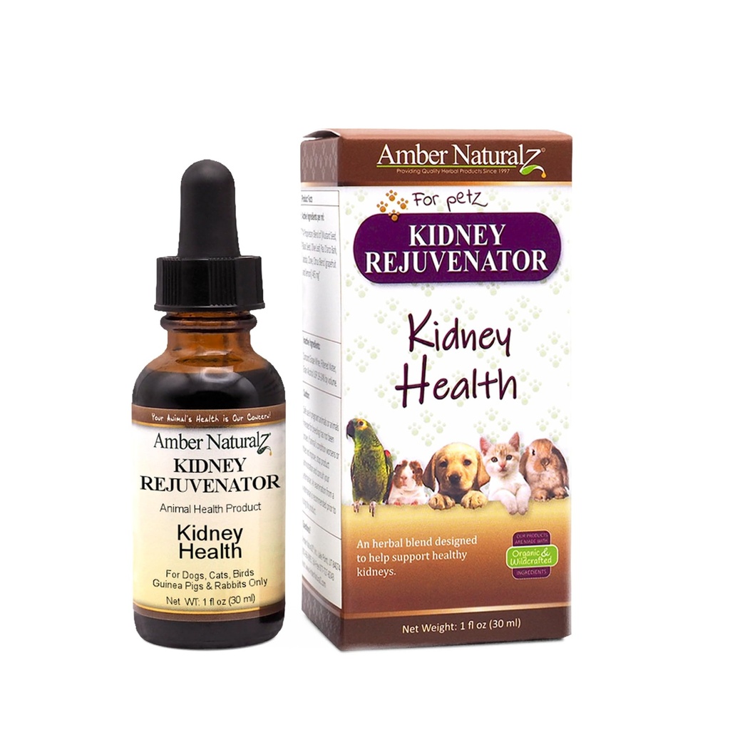 Amber NaturalZ Rinichi Rejuvenator Suplimentul Herbal pentru câini, pisici, păsări, iepuri de curte, și Guineea Porci 