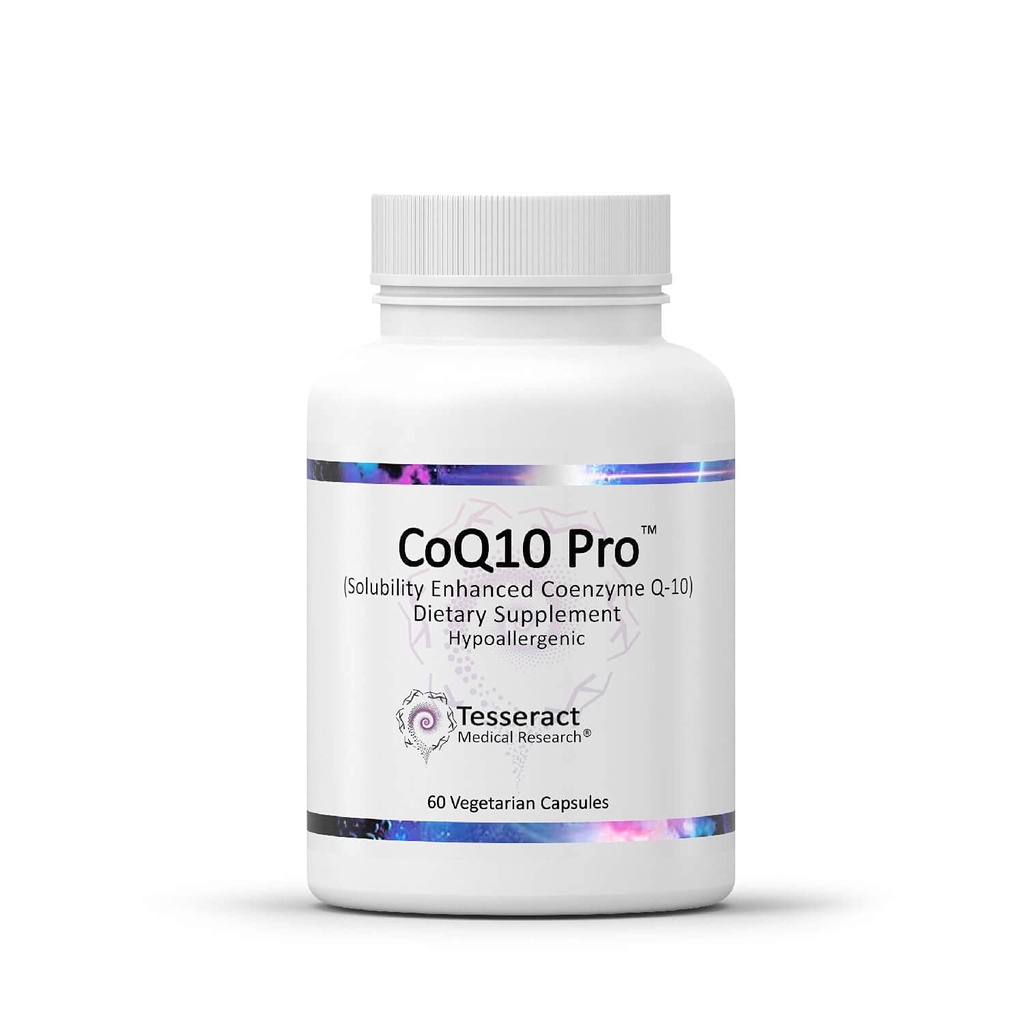 CoQ10 Pro, Cozyme Q10 pentru Heart Health, Muscle Health and Cellular Energy Production, Antioxidant Supplement for Optimal Cardiovascular Health Support, Hypoallergenic, CoQ10 300mg, 60 Capsule