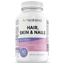 vindecablend Hair Piele si unghii Vitamine pentru femei cu Biotin 5000 mcg, fier si pana Vegan, Non-GMO 