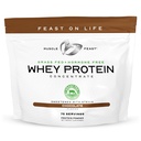 Muscle Feast Grass-Fed whey concentrat de proteine pulbere, toate naturale, Hormone gratuit paste crescute whey pulbere de proteine pentru femei si barbati, curat, non-GMO & Gluten Free Whey concentrat - Ciocolata, 5lb