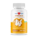 Omega 3 ulei de pește pentru câini - 120 comprimate masticabile - cu Omega 3, 6 și 9, vitamina E pentru vărsarea câinilor, mâncărime, piele uscată, suport comun și cardiac