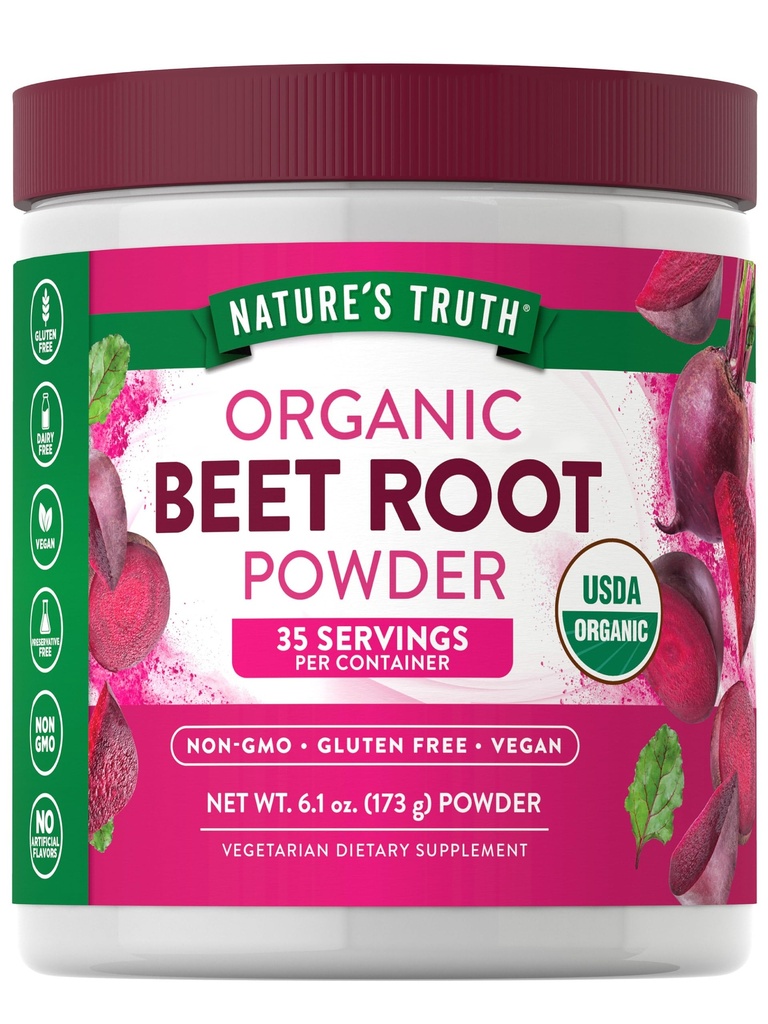 Natura's Truth Organic Beet Root Powder 