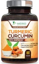 CurcuminÄ Turmeric Supliment 1950mg - 95% Curcuminoide cu Turmeric organic & BioPerine Black Pepper extract pentru cea mai buna absorbtie, Nature's Vegan comun de sprijin, non-GMO, îmbuteliate în SUA - 180 capsule
