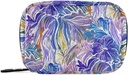 Pilula caz flori Floral cutie de pastile 7 zile Pill Case sac de călătorie Pilula Organizator sac cu Zipper Portabil caz Weekly Compact Dimensiune pentru Deținătorul Suplimentului de vitamine