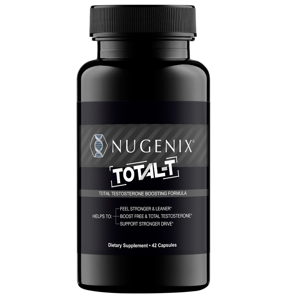 Nugenix Total-T, gratuit și Total Testosteron Booster Supliment pentru bărbați, 42 Conte