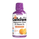 Bluebonnet Nutrition Liquid Calciu Citrat de magneziu Citrate, Vitamina D3, Bone Health, Gluten Free, Soy Free, lapte liber, kosher, 16 Fl Oz, 32 Serviri, Orange Flavor, 16 Fl Oz (Pachet de 1)