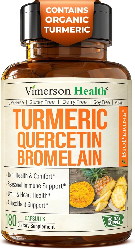 Quercetin cu Bromelain Curcumin Suplimentul 
