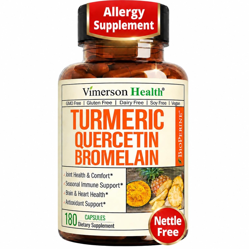 Quercetin cu Bromelain Curcumin Suplimentul 