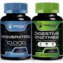 wellness LABSRX Resveratrol Capsule 10.000 mg - Digestive Enzime 450 mg